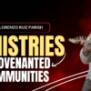 Ministries and Covenanted Communities